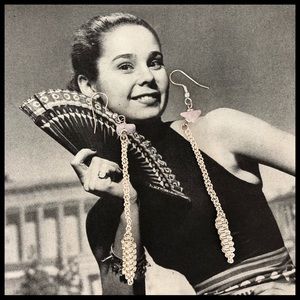 {Fair Trade} Rose Quartz Wire Dangle Earrings